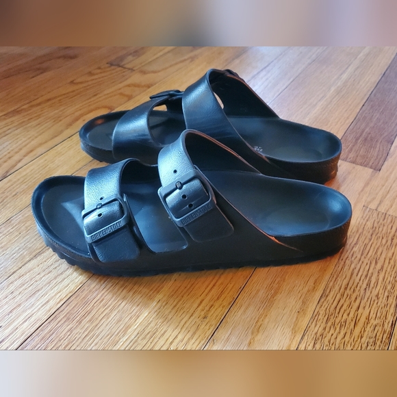 Birkenstock Shoes - Birkenstock sandals black euro size 41 men's women's slides